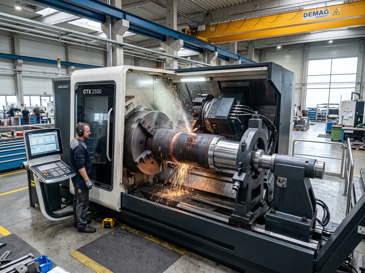 Large Lathe Turning